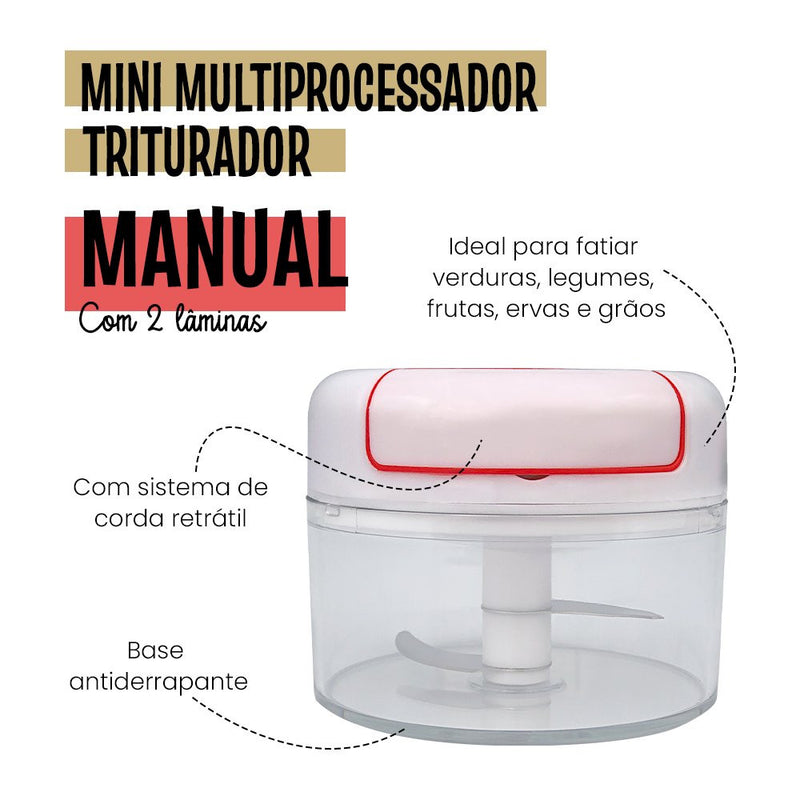 Mini Multiprocessador praticidade na sua cozinha