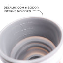 2 Copos de Silicone Retrátil, Ideal para seu Filho  levar na escola (COR ALEATÓRIA)