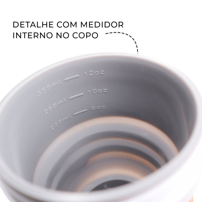 2 Copos de Silicone Retrátil, Ideal para seu Filho  levar na escola (COR ALEATÓRIA)