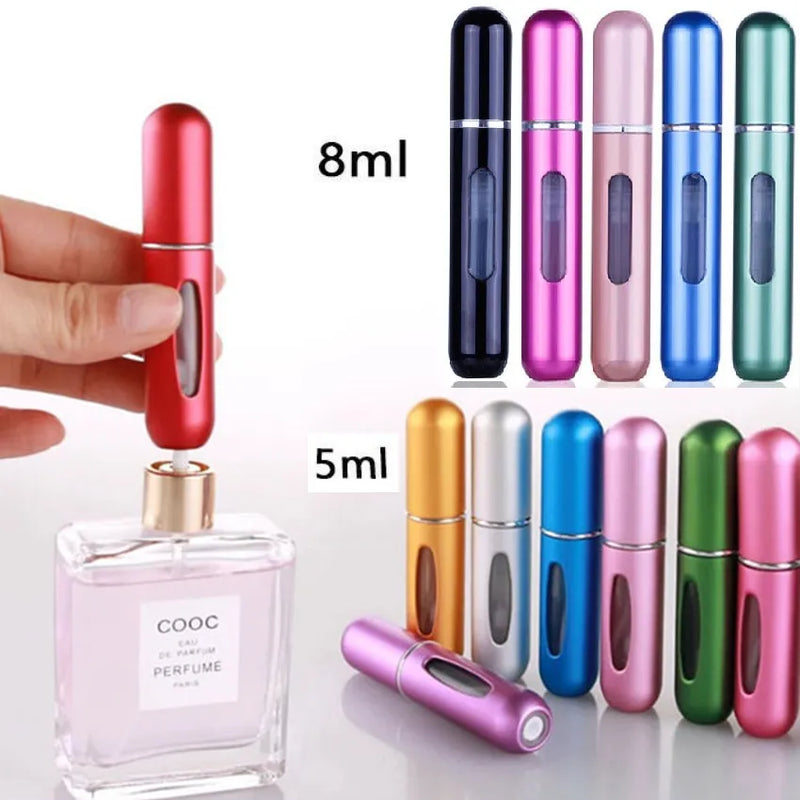 Porta Perfume Recarregável de  5ml e 8ml .... Ideal para suas viagens